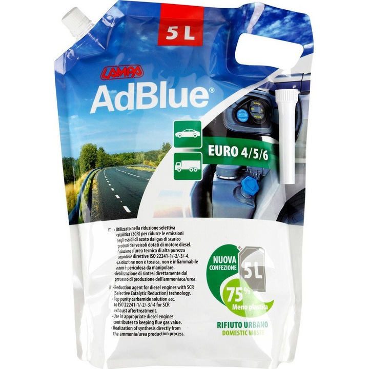 Aditiv auto Lampa AdBlue 5L, tehnologie SCR, 5000ml, set 1 tem.