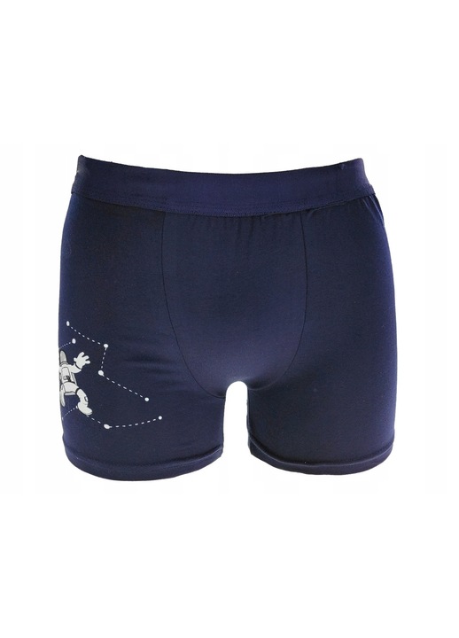 Moraj fiú boxeralsó, sötétkék, testhezálló, széles gumis derékpánt, 104-110 CM