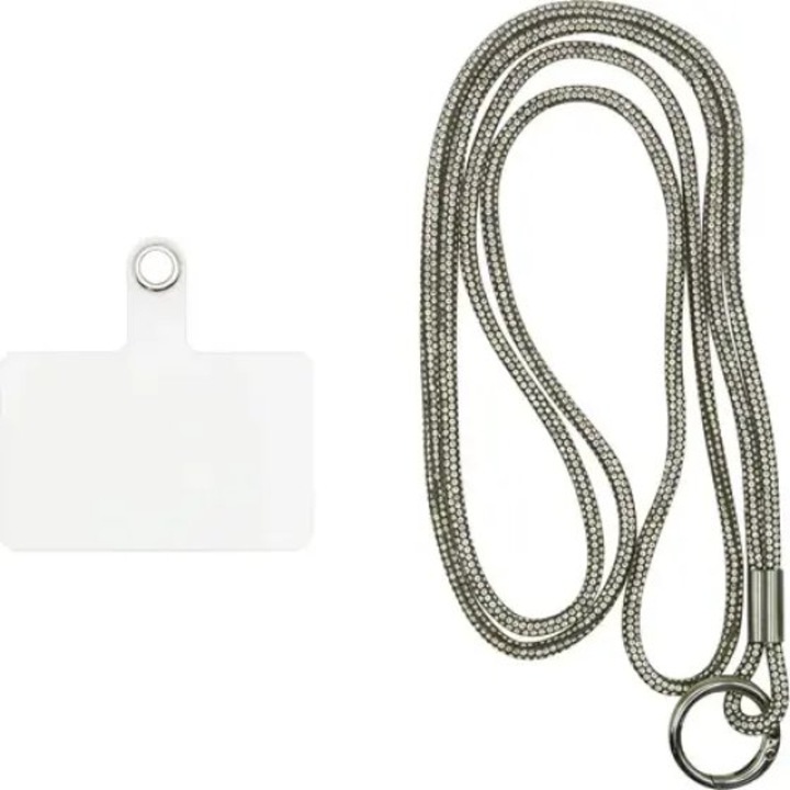 Lanyard Vivid cu strasuri, argintiu, 1x2403003