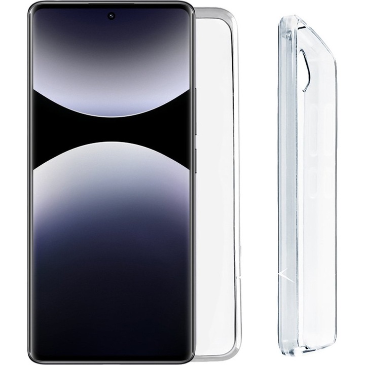 Husa telefon Xiaomi Redmi Note 14 Pro 4G, Slimcolor Air TPU, protectie completa camera, transparenta, 6.67"