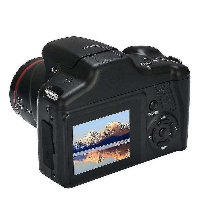 Camera foto compacta 16MP, 16x zoom, functie macro, 115x82x110mm, 300g
