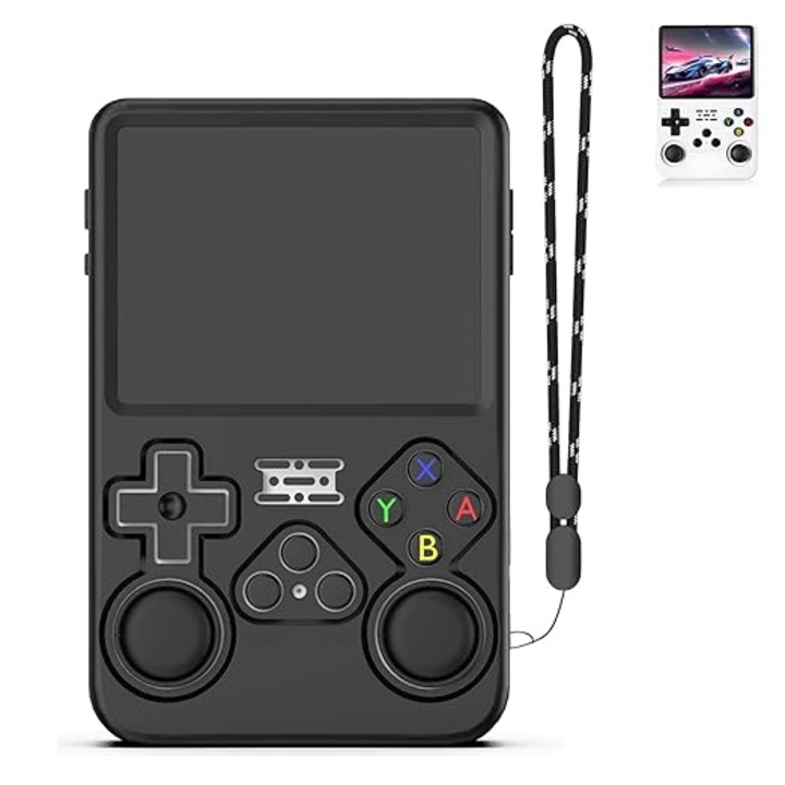 Силиконов калъф за преносима игрова конзола R36S, защита против надраскване, комплект от 2 броя