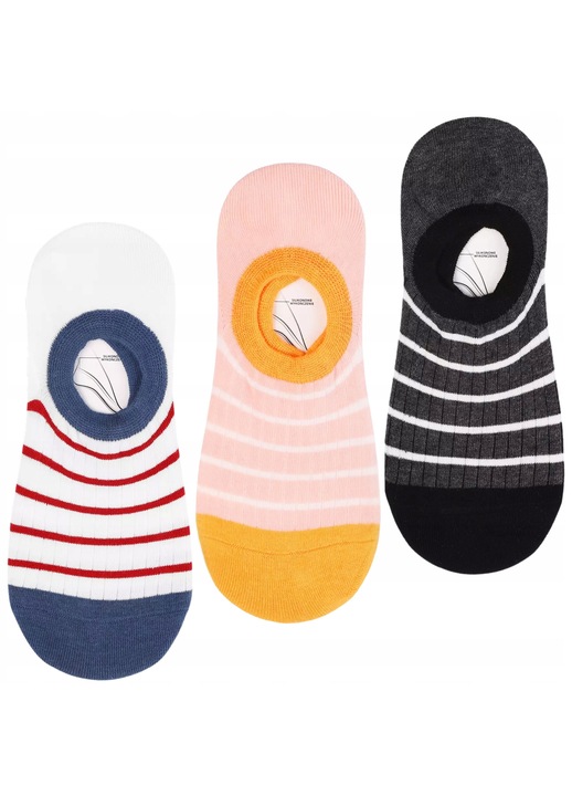 Sosete dama, 3-pak, MORAJ, colorate, 35-38