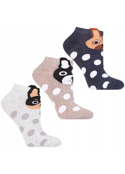 Női zokni, Zestav 3 pár, Moraj, 38-41, többszínű