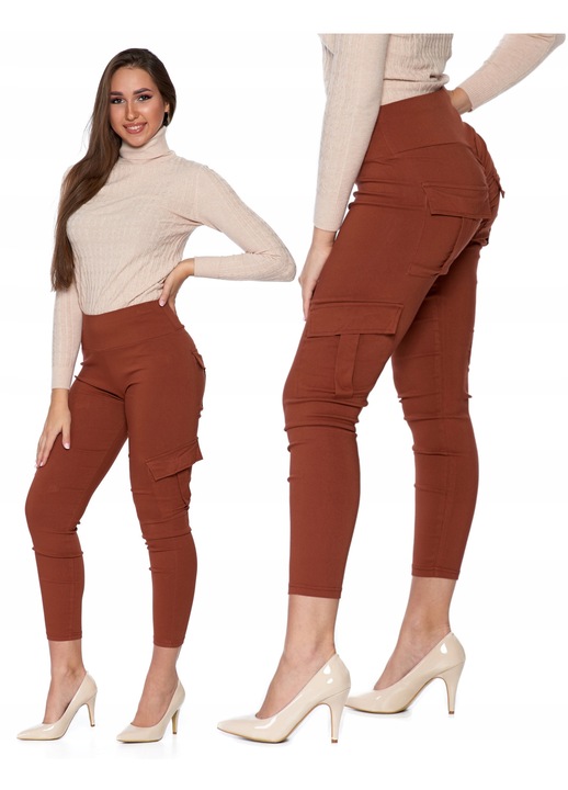 Női nadrág, Moraj, Pamut/Poliamid, Barna, S INTL