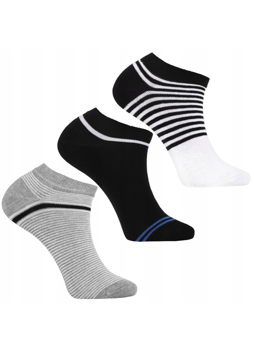 Мъжки чорапи Moraj, 3-чифта, на райета, 39-42, памук