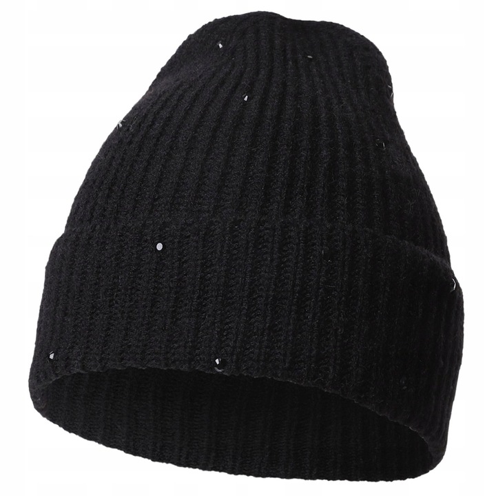 Дамска шапка Moraj, елегантна, с кристали, с пайети, 22x20см, универсална