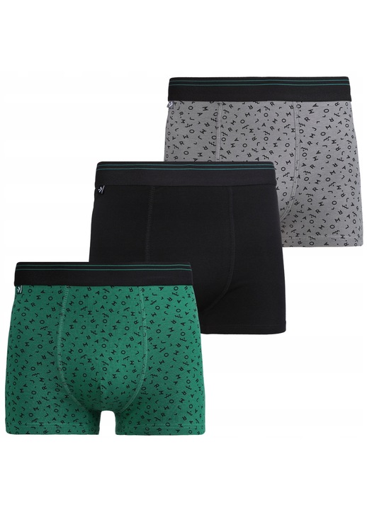 Chiloti boxeri barbati Moraj, bumbac, set 3 bucati, Multicolor