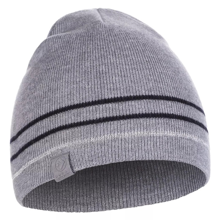 Мъжка шапка Moraj, топла, със светлоотразителен конец, класическа, 23x21см