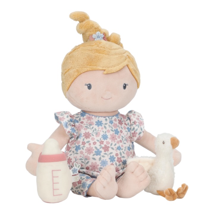 Papusa moale Little Dutch Julia 40 cm, cu accesorii, 40x14x9 cm