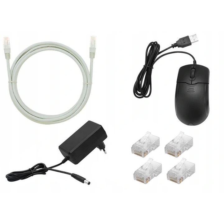 Rejestrator IP 4CH Dahua NVR2104HC-W, Wi-Fi 6, 4K, 20TB, 197x234x42mm