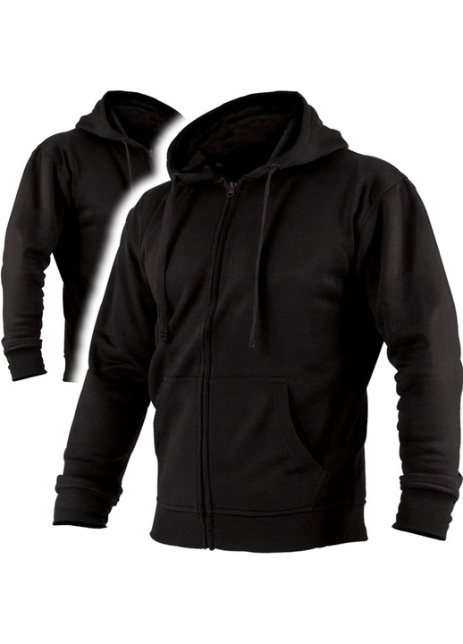 Hanorac Stalco Pora, negru, bumbac/poliester, gluga, mansete elastice, 3XL INTL