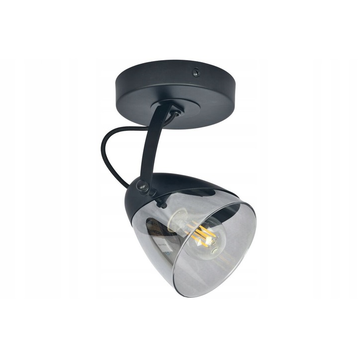 Аплик ADRILUX Tryton 1, черен, 12x11x12см, E14, IP20