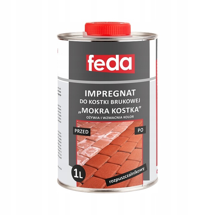 Impregnant pentru costructii din beton, Feda, 1L, protectie impotriva umiditatii, pentru suprafete poroase