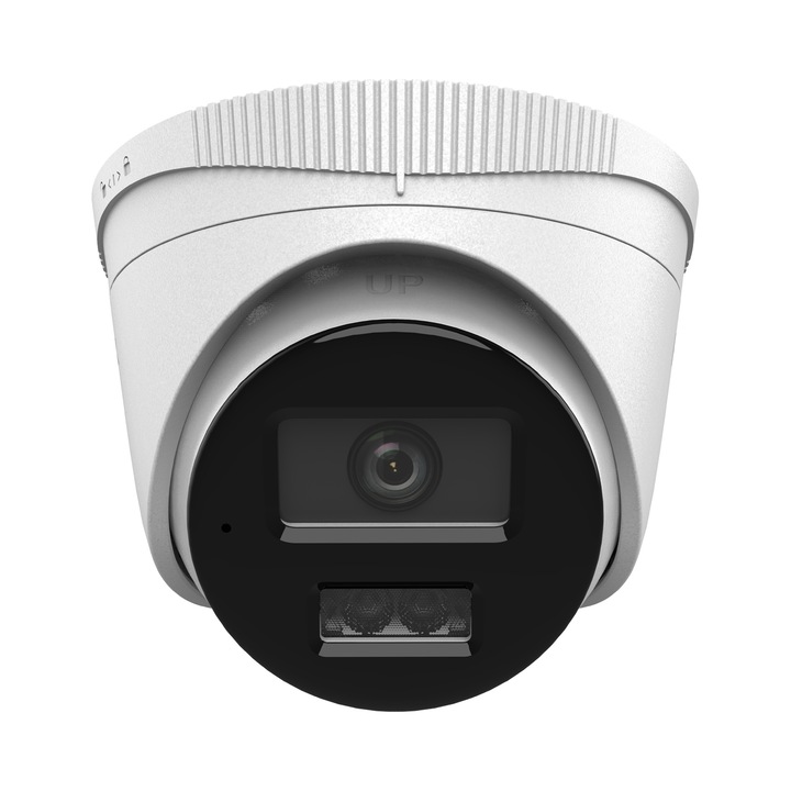 Camera IP 4MP HiLook cu Dual Light, rezistenta la intemperii, IP67, 2.8mm