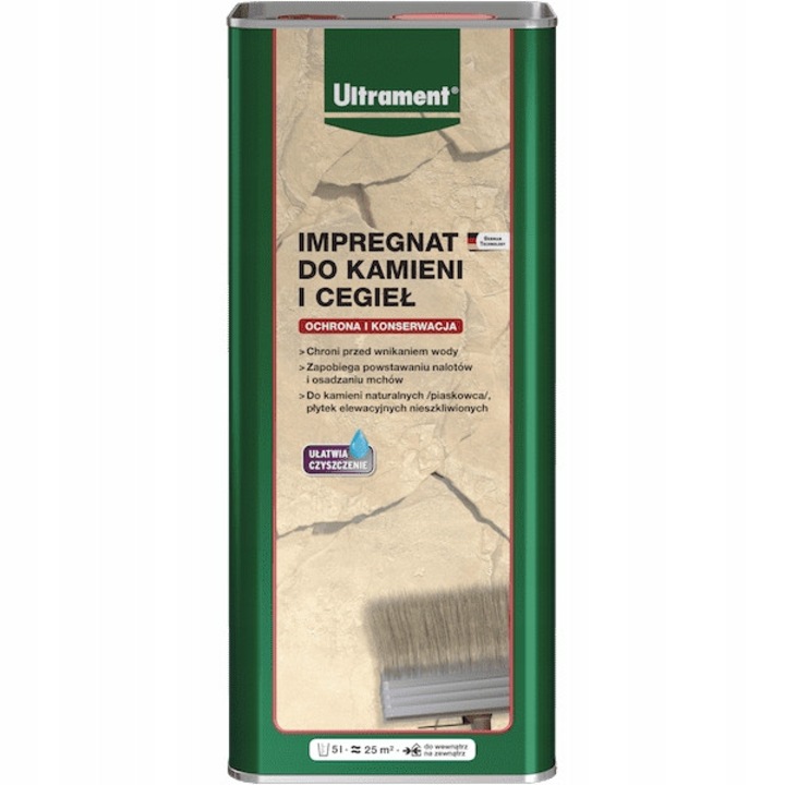 Impregnant pentru piatra si caramida, Ultrament, 5l, hidrofob