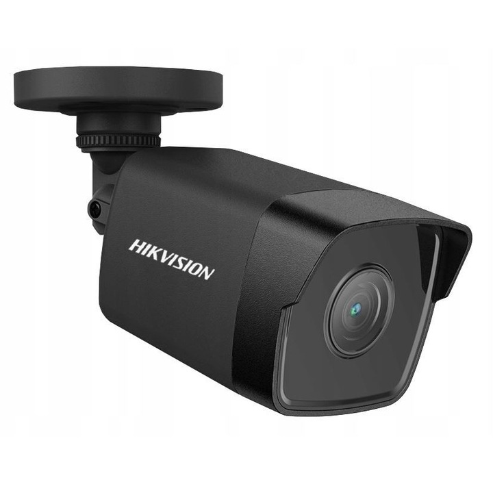 Camera IP PoE 4Mpx Hikvision IPCAM-B4, IR 30m, IP67, neagra