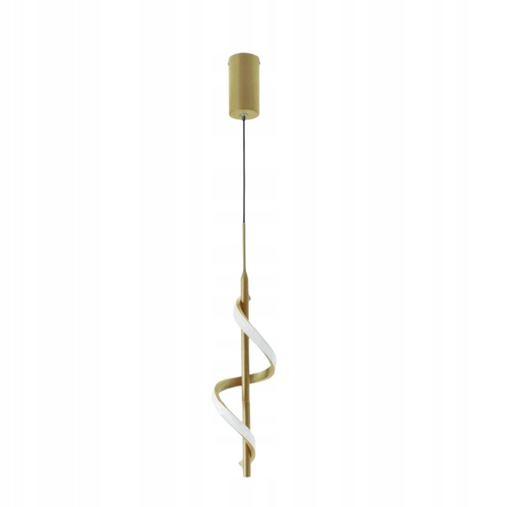Lusta suspendata Candellux Lighting, model SPRITE, LED, aurie, pentru salon sau dormitor