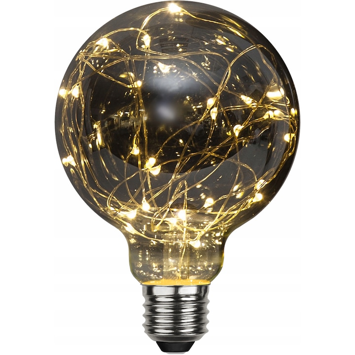 LED izzó Star Trading DECOLED G95, 1,5W, 2900k, E27, 95x138mm