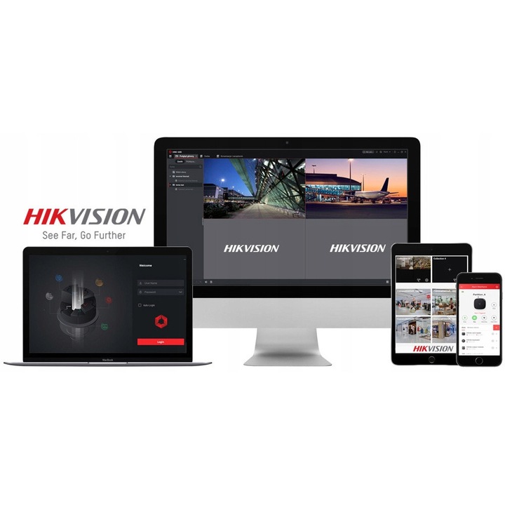 DVR рекордер 8 канала Hikvision DVR-8CH-4MP, 8Mpx, 1 слот за HDD, размери 260x222x45mm