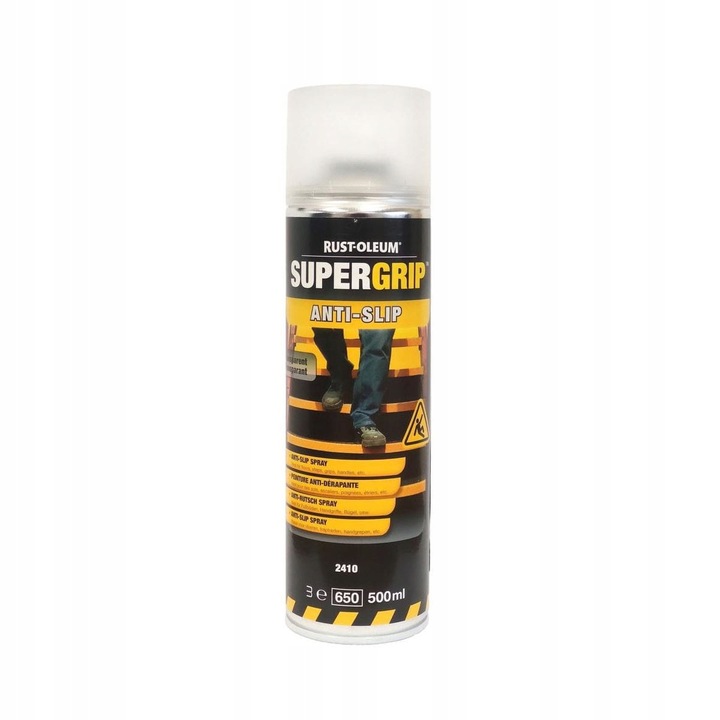 Vopsea antiderapanta spray RUST-OLEUM 0.5l, transparenta, pentru suprafete metalice, beton, lemn