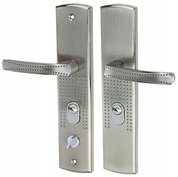 Maner usa Kelop XLD-L, set cu elemente de montaj, 68mm, drept, iluminat, pentru usi chinezesti