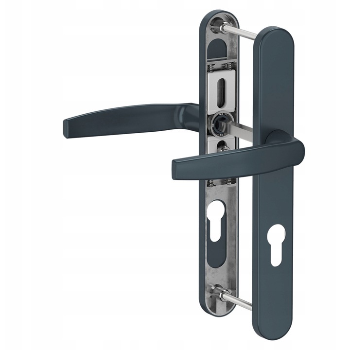 Klamka Medos Victory 72 mm, antracit, 32 mm, set montaj inclus