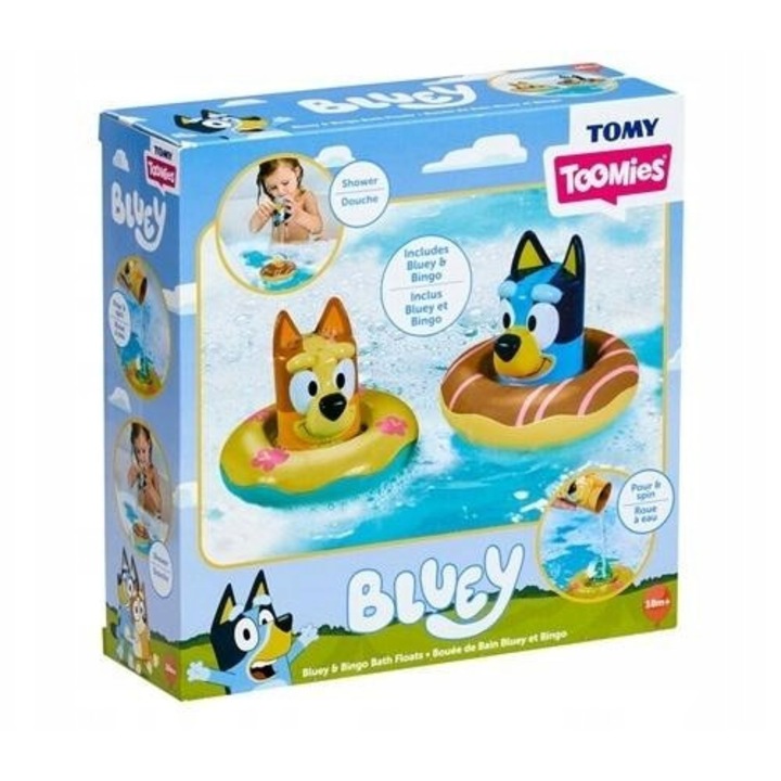 Bluey fürdőjátékok, 2 darabos szett, TOMY, 233x233mm