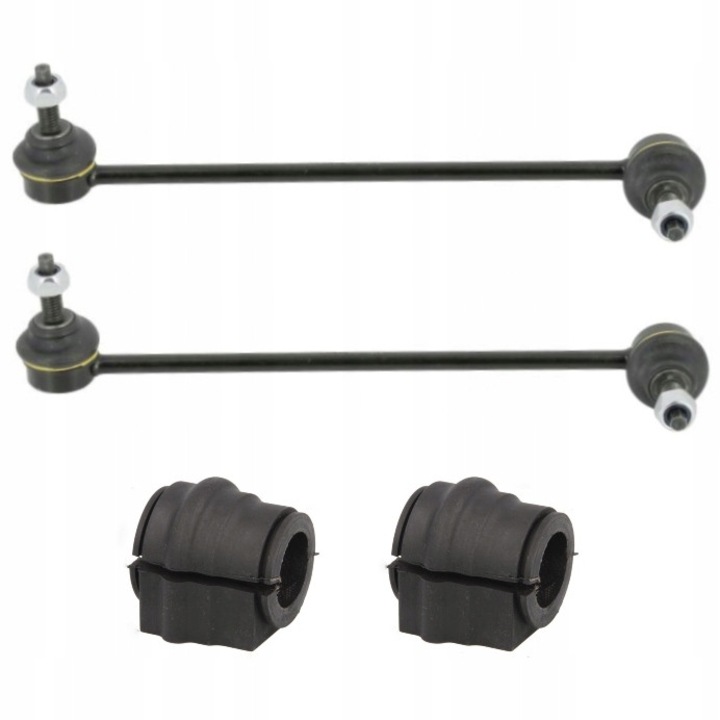 LACZNIKI PRZOD + GUMI ME Premium КОМПЛЕКТ, 276 мм, 2x M10x1,5 мм, многоцветен