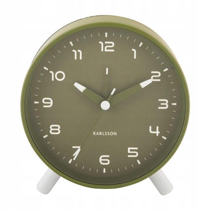 Karlsson dekoratív óra, KA6029GR modell, analóg, zöld, 11x5x12cm