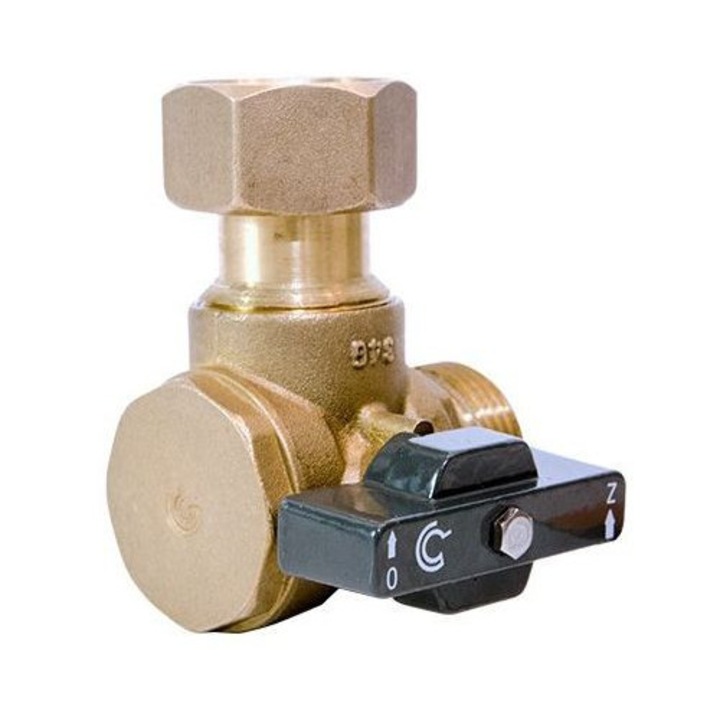 Robinet cu bila Calido 1/2", set, cu filtru anticalcar si supapa de retur