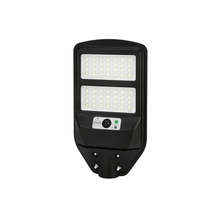 Lampa solara stradala LED 100W 6500K, 750 lm, IP54, 413x231x47mm, set