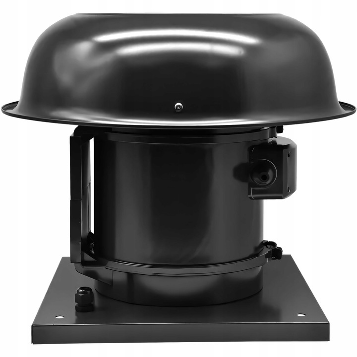 Ventilator de acoperis airRoxy aRoof 01-145, evacuare 420 m3/h, O160 mm, 55 W, negru, 1 buc