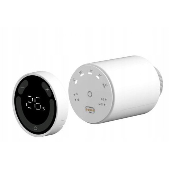 Okosotthon Készletek Euroster Glowica eG1TZ SMART LED érzékelővel, fehér, 8 zóna