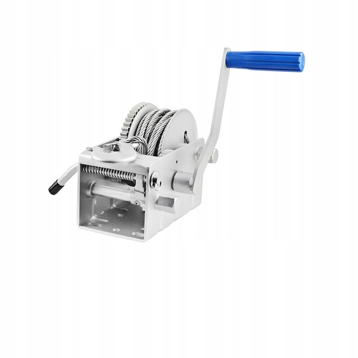 Winch manual HUSAR, 4500lbs, 7,5m, 6mm, pentru barci si vehicule