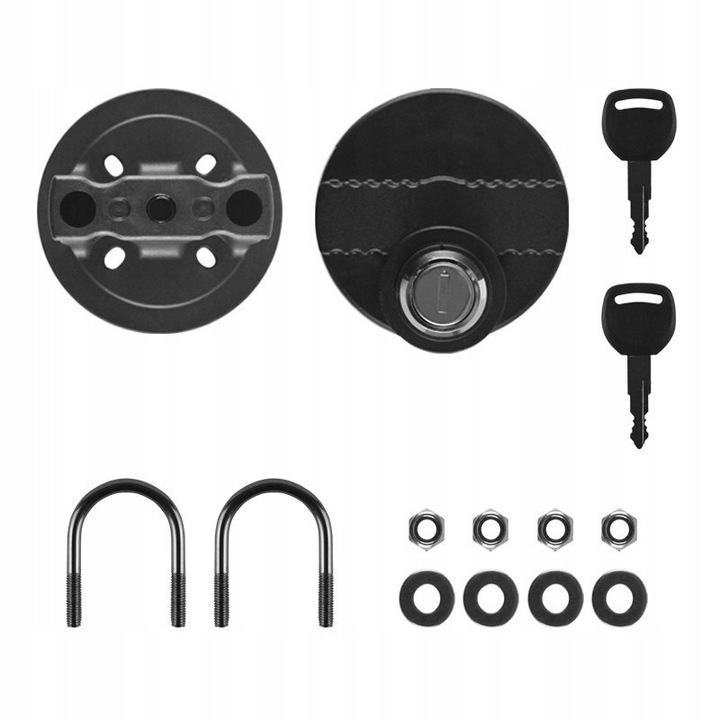 Set montaj canistra 5L, Husar Winch, rezistent la intemperii, usor de instalat, pentru vehicule