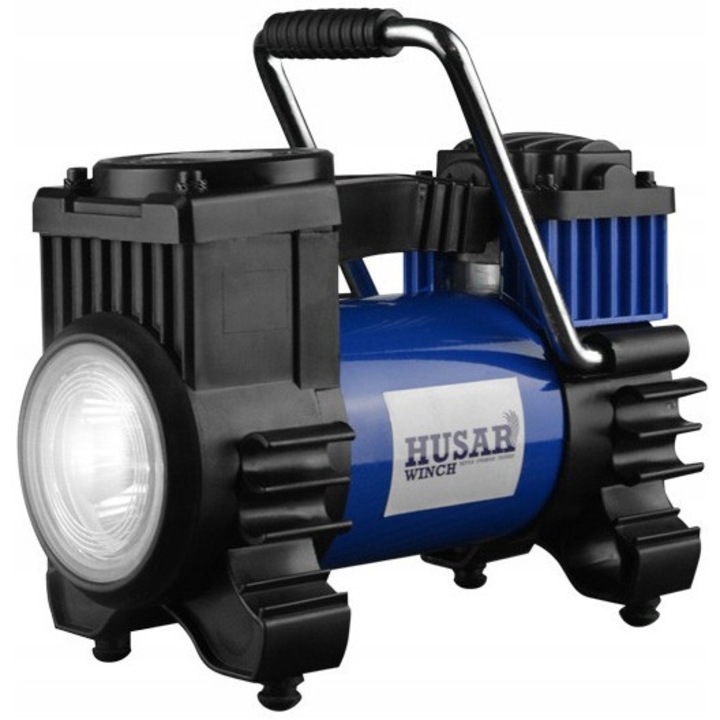 Compresor auto, Husar Winch BST S, 100 PSI, 12V, manometru, 1.5kg