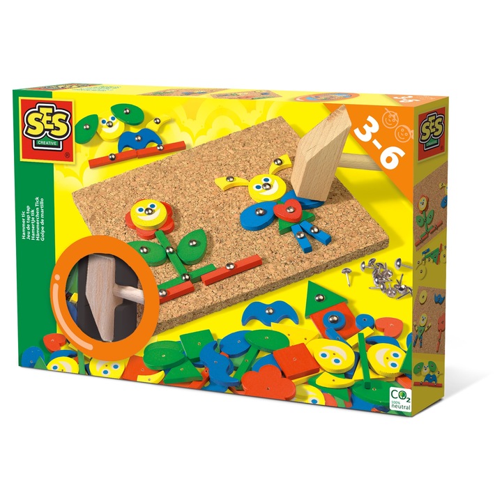 Set de joaca, Ses Creative, dezvoltare motrica, 30x20cm, pentru baieti, 3-6 ani