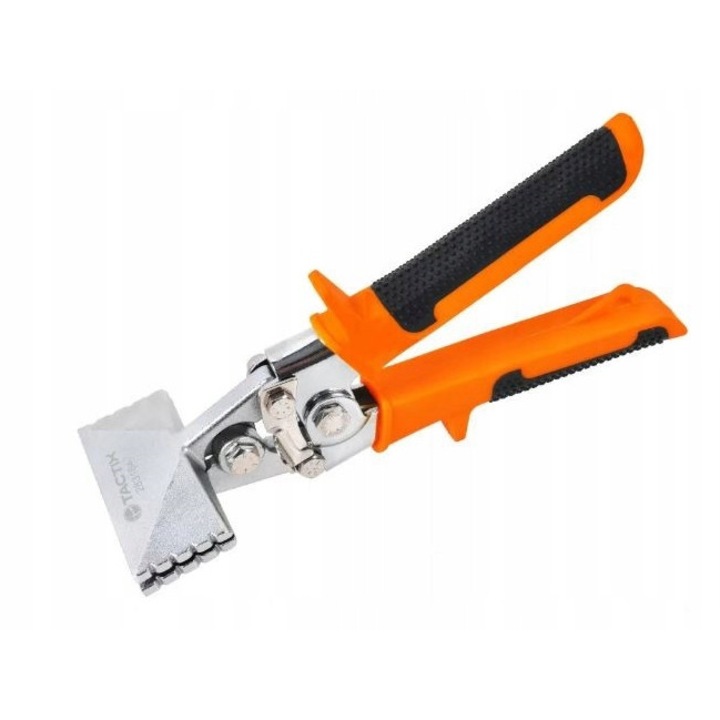Clesti Tactix pentru blaturi si profile, 75mm, otel carbon, maner gumat, 1 set