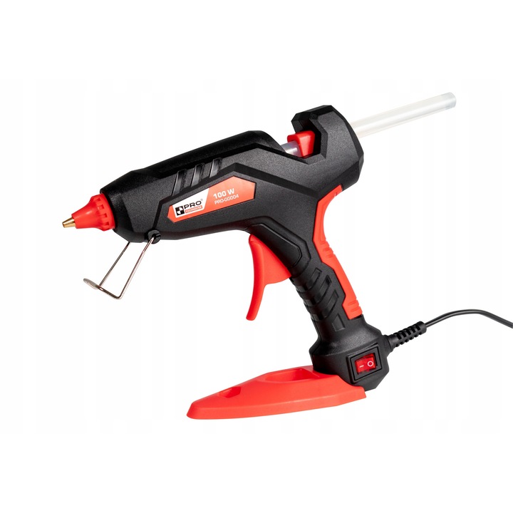 Pistol de lipit PRO, 100W, 3-5 minute incalzire, set cu 10 bete de lipit 11x200mm, 180x185x50mm