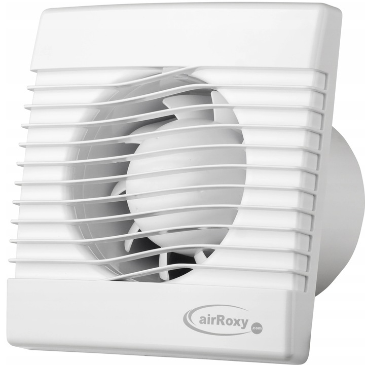 Ventilator de baie F.H. ANA, model Prim, cu senzor de umiditate, montaj pe teava de 100mm, alb, 15W