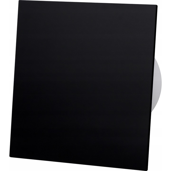 Ventilator de perete F.H. ANA, Standard Fi100, ABS, negru lucios, 100mm, 8W