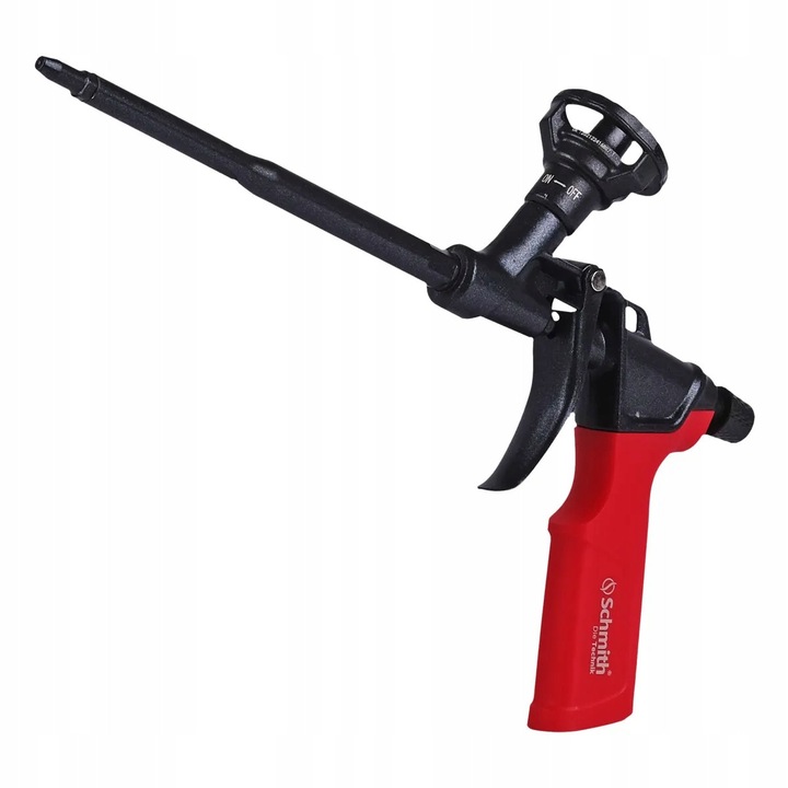 Pistol de aplicare spuma montaj Schmith, sistem de deschidere inovator, mecanism de reglare