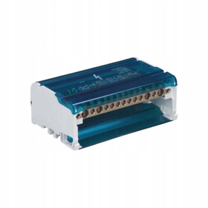 Bloc de distributie modular 4x15 125A Elektro, 500V, 15 orificii, dimensiuni orificii 2x7.5mm, 11x5.5mm, 2x9mm