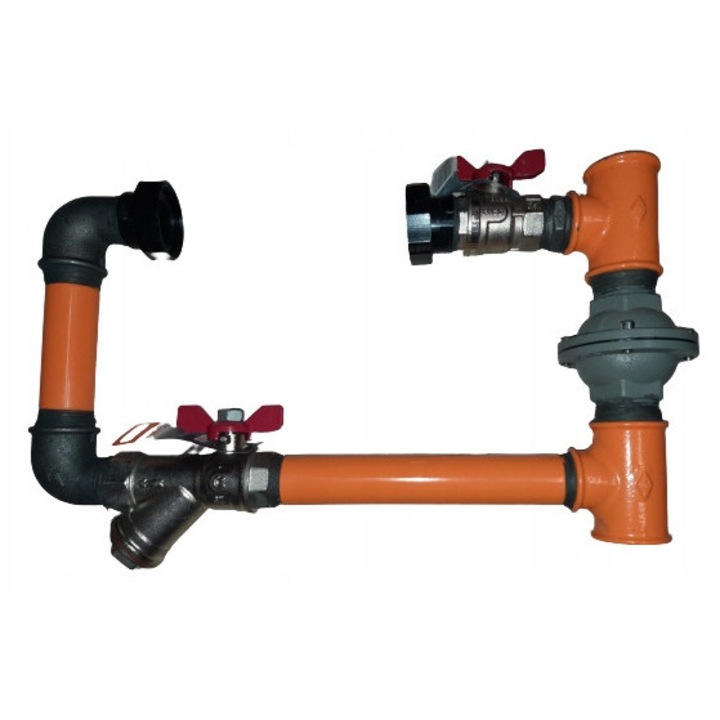 Хоризонтален байпас за помпа 5/4" (1 1/4"), ARKA, 2 клапана, температура 0-90°C, налягане PN6