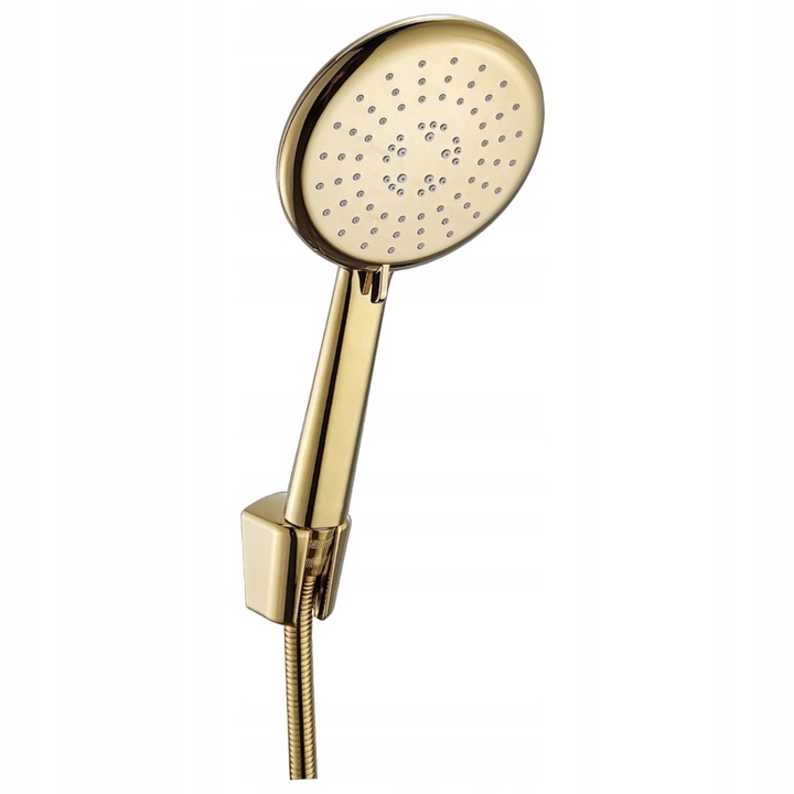 Set prajitor de dus, 3 functii, aurie, 1.5m furtun, SEA-HORSE