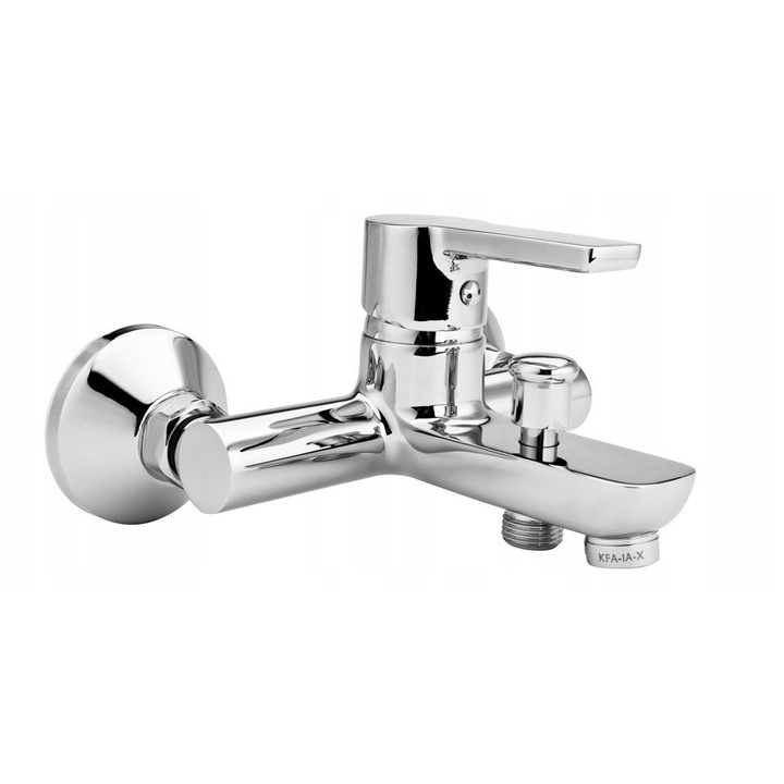 Kétlyukú csaptelep, KFA Armatura, króm, 150x150mm, kiegészítőkkel