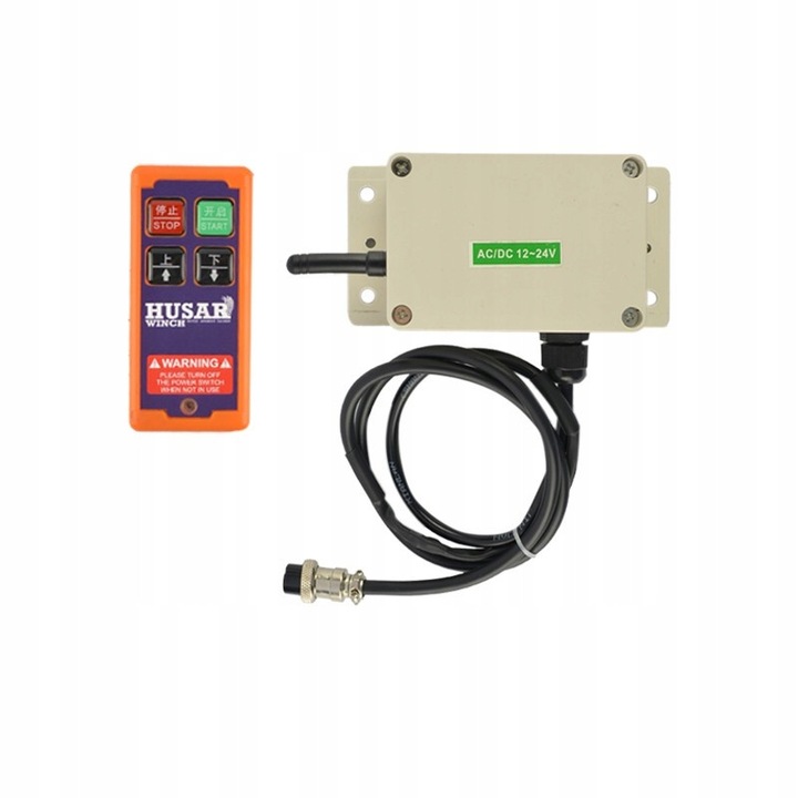 Система за теглене HUSAR WINCH Pilot безжична 12V/24V 12000lb-45000 Lbs, захранване с батерии АА