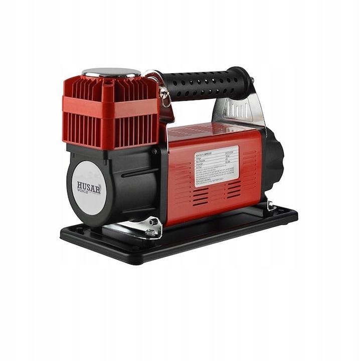 Compresor auto Husar Winch 150 PSI, set cu 3 accesorii, 12V, 6kg, 5m furtun