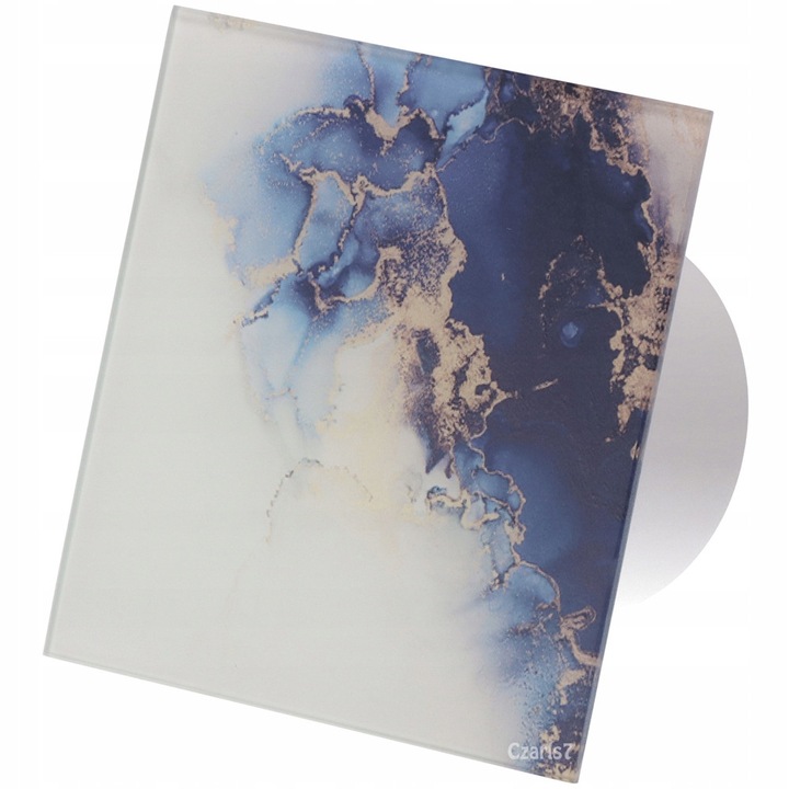 Ventilator de baie cu panou din sticla F.H. ANA FH23, 100mm, 110m3/h, 15W, alb